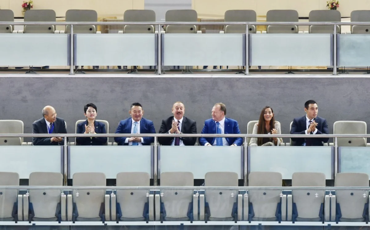 Prezident İlham Əliyev cüdo üzrə dünya çempionatında final görüşünə baxıb - YENİLƏNİB