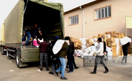 Azerbaijan's Nakhchivan sends 11 more aid trucks to Turkiye