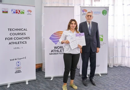 Bakıda atletika məşqçiləri üçün texniki kursa yekun vurulub