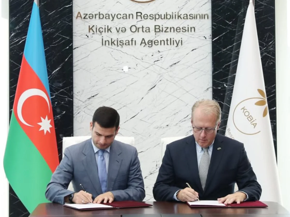 KOBİA подписала меморандум о намерениях по сотрудничеству в области альтернативной энергетики с чешской компанией
