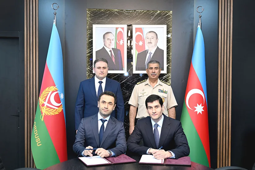 Müdafiə Nazirliyi ilə “Azərsilah” Müdafiə Sənayesi Holdinqi” QSC arasında Anlaşma Memorandumu imzalanıb