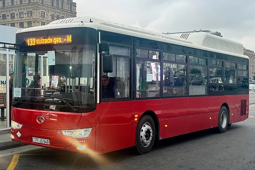 Bakıda daha bir marşrut xətti üzrə elektrobuslar fəaliyyətə başlayıb