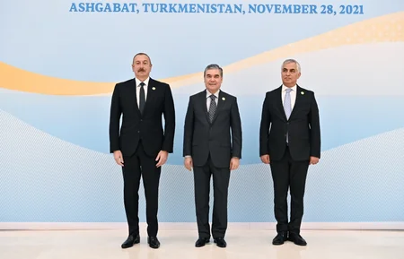 President Ilham Aliyev taking part in 15th ECO Summit in Ashgabat