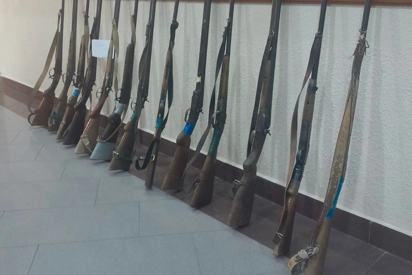 İsmayıllı və Qəbələdə vətəndaşlardan sənədləri olmayan 16 tüfəng götürülüb
