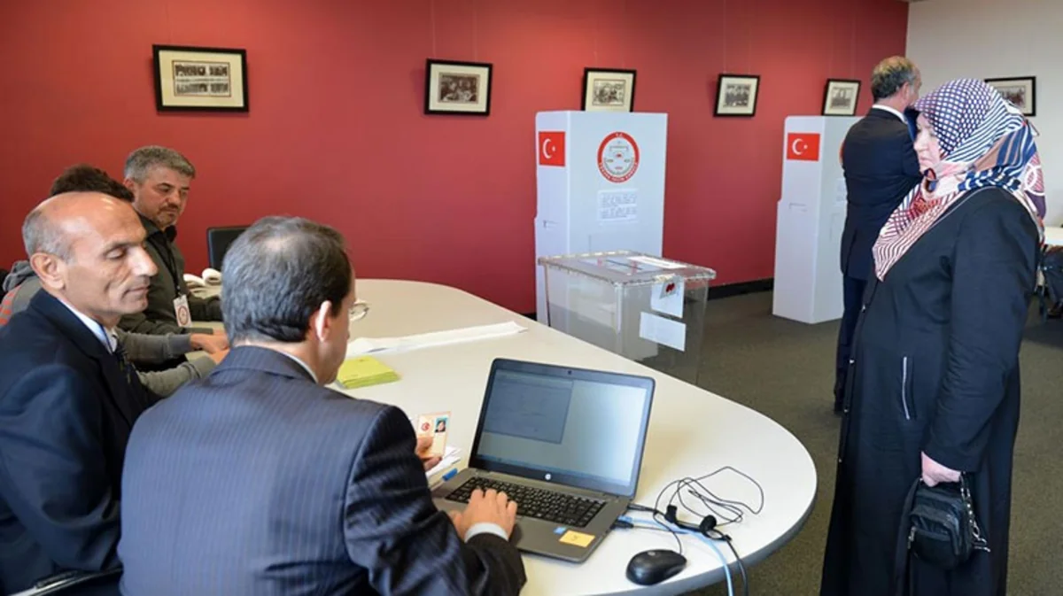 Voting for living abroad Turkish citizens launched