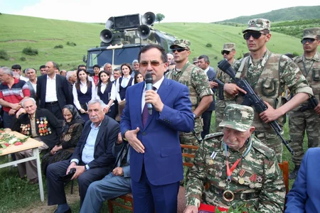 Qazaxda Azərbaycan Xalq Cümhuriyyətinin yaşıdı Nəbi Nəbiyevin 100 yaşı qeyd olunub