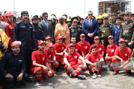 FHN-in hərbi hissəsində təlim keçirilib, Kəmaləddin Heydərov izləyib - YENİLƏNİB