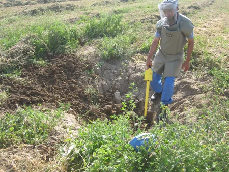 Tərtər və Füzuli rayonlarında partlamamış hərbi sursatlar aşkar olunub