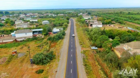 Neftçalada 42 km uzunluğa malik yolların yenidən qurulması yekunlaşıb