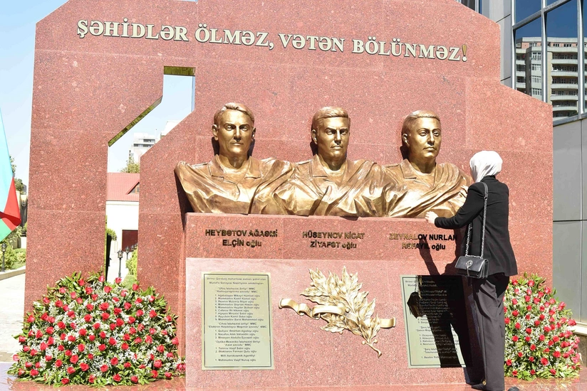 Şəhidlər Memorial Abidə Kompleksinin açılış mərasimi keçirilib