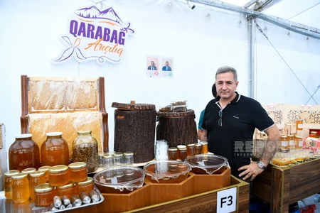 Bakıda alıcı gözləyən bal yarmarkasından - REPORTAJ