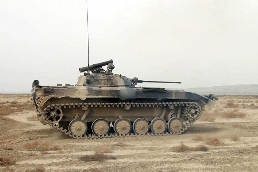 Azərbaycan Ordusunda PDM ekipajları ilə döyüş atışlı məşğələlər keçirilir