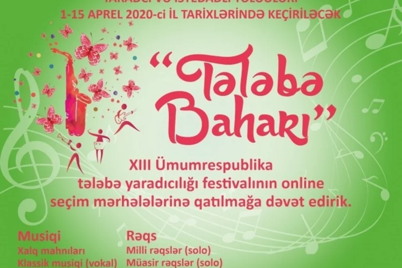 Gənclər Tələbə baharına dəvət olunur