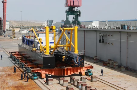 Azərbaycanda “Mühəndis Soltan Kazımov” gəmisi suya salınıb