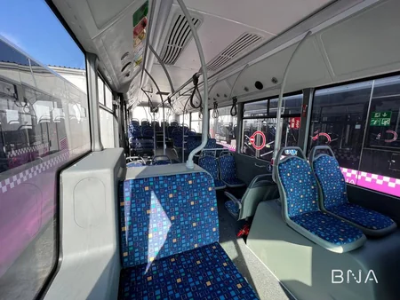 Bakıya 12 ədəd İsuzu markalı yeni avtobus gətirilib