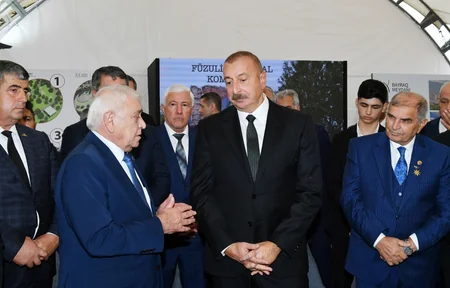 Prezident Füzuli rayon ictimaiyyətinin nümayəndələri ilə görüşüb - TAM MƏTN
