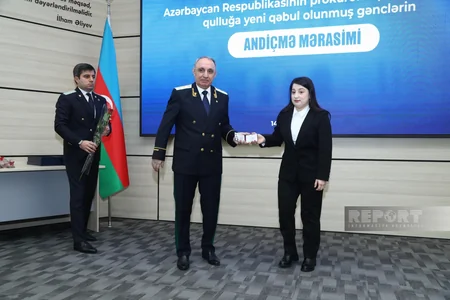 Azərbaycanda 56 hüquqşünas prokurorluq orqanlarına qəbul edilib