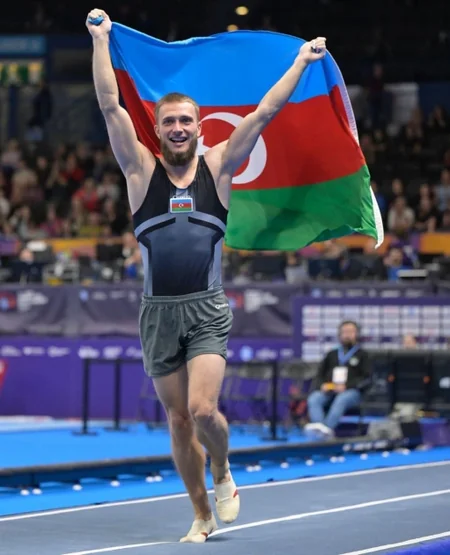 Azərbaycan gimnastı dünya çempionatında qızıl medal qazanıb