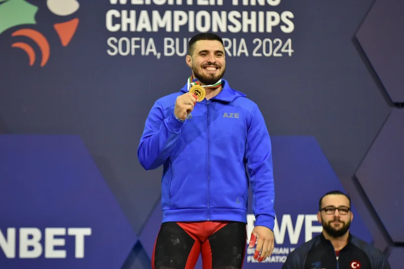 Azərbaycan ağırlıqqaldıranı Avropa çempionu olub
