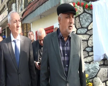 Göyçayda şəhidin xatirəsinə tikilmiş bulaq kompleksinin açılışı olub