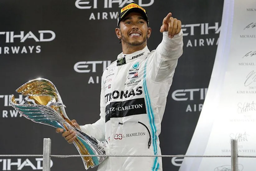 Lüis Hemilton Formula 1 üzrə Abu Dabi Qran-prisinin qalibi olub