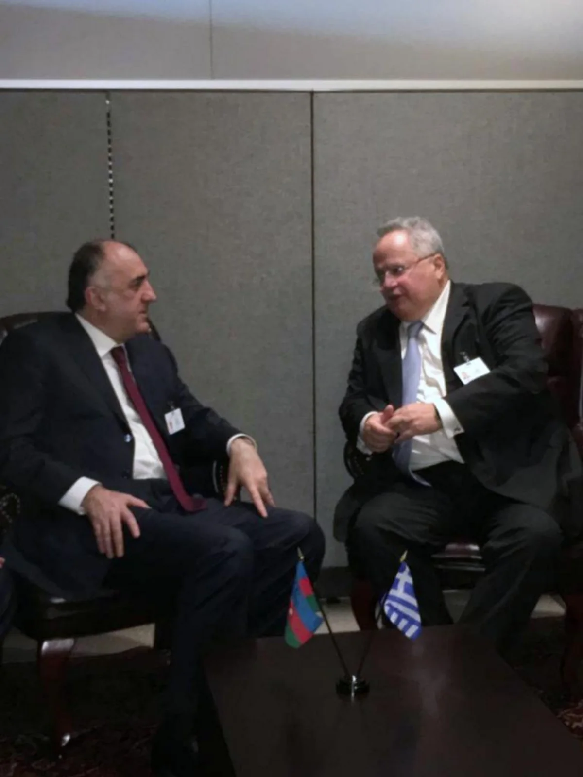 Elmar Məmmədyarov Yunanıstan və Qananın XİN başçıları ilə görüşüb