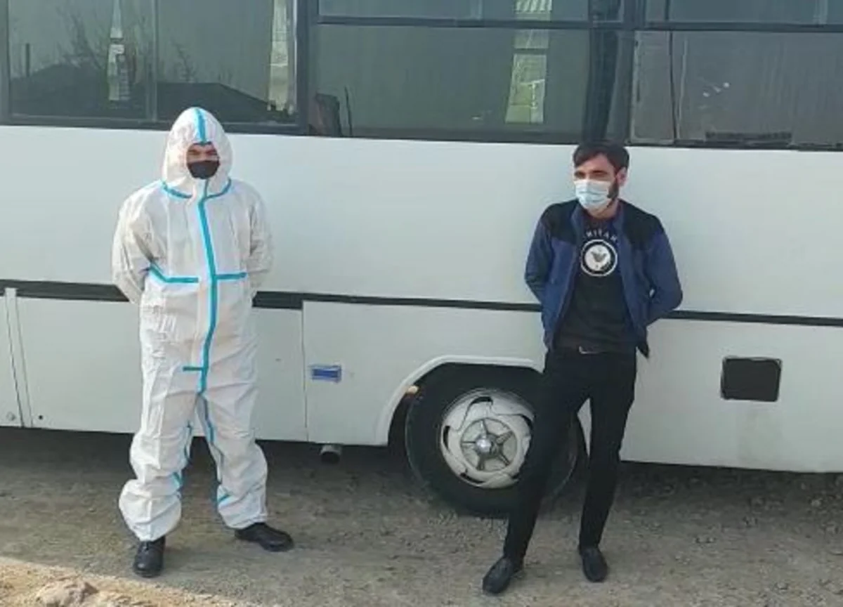 Abşeronda sərnişin avtobusu idarə edən koronavirus xəstəsi saxlanılıb