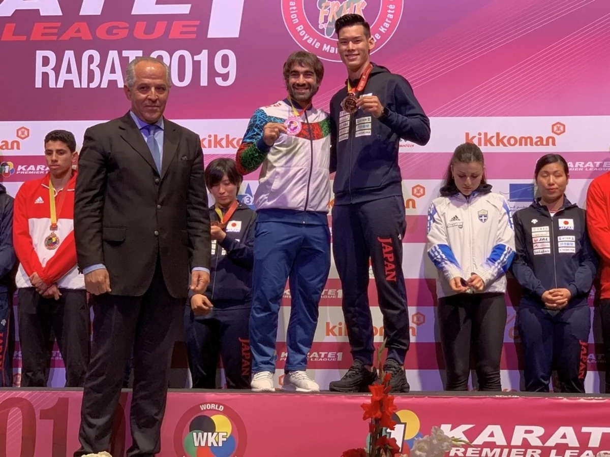 Rafael Ağayev Karate1 Premyer Liqa turnirində bürünc medal qazanıb - FOTO
