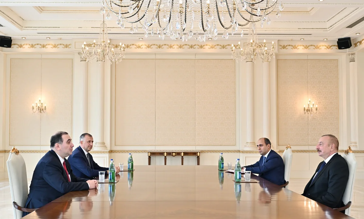 Prezident İlham Əliyev Gürcüstanın təhsil və elm nazirini qəbul edib - YENİLƏNİB