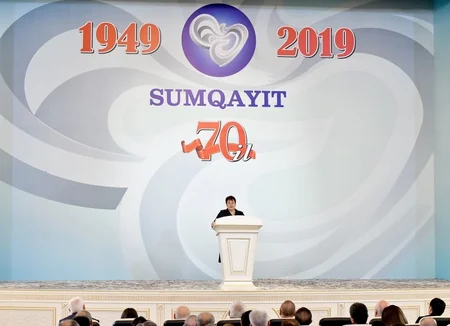 Prezident Sumqayıtın 70 illiyinə həsr olunan tədbirdə iştirak edib - YENİLƏNİB-2