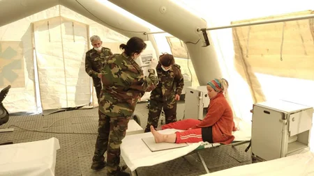 FHN-in Türkiyədəki mobil səhra hospitallarında 930 nəfərə tibbi xidmət göstərilib