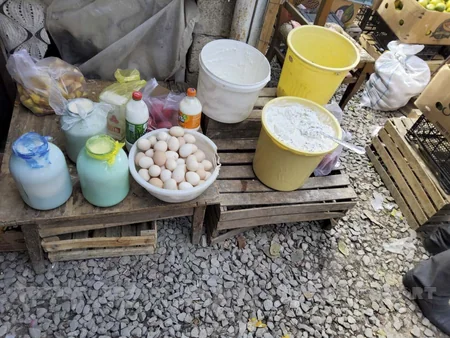 Kürdəmirdə bazarda sanitar qaydaların kobud şəkildə pozulması aşkarlanıb