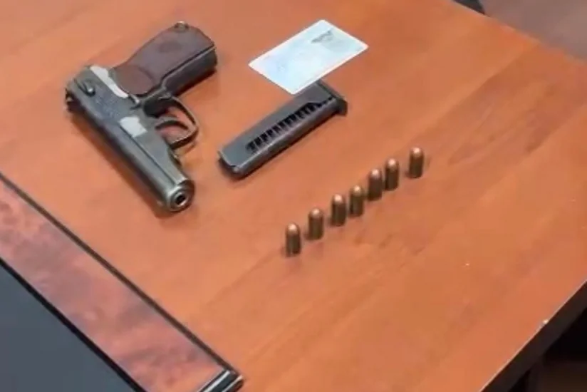 Bakıda daha bir silahlı şəxs saxlanılıb