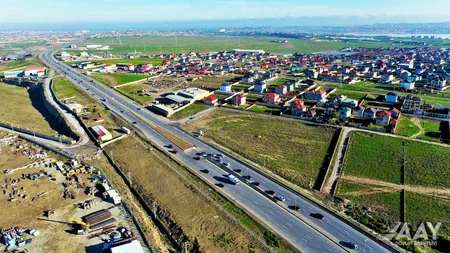 На дороге Сарай-Новханы создан новый разворот для автомобилей