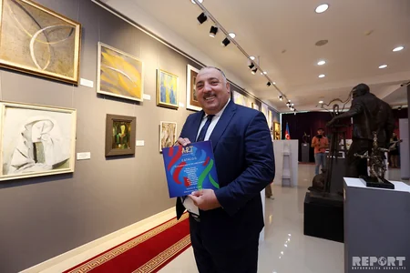 Bakıda keçiriləcək cüdo üzrə dünya çempionatı ilə əlaqədar incəsənət və idman sərgisi təşkil olunub - VİDEO