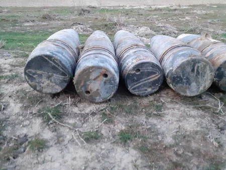 Xızıda 59 ədəd top mərmisi aşkarlandı - FOTO