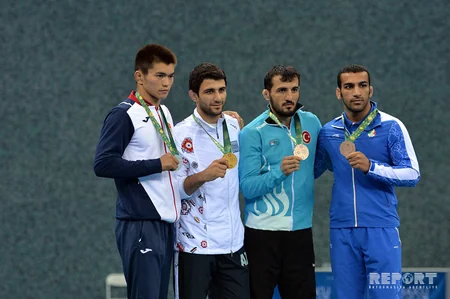 Azərbaycan Prezidenti İlham Əliyev yarışların final görüşünə baxıb - FOTO - YENİLƏNİB-6
