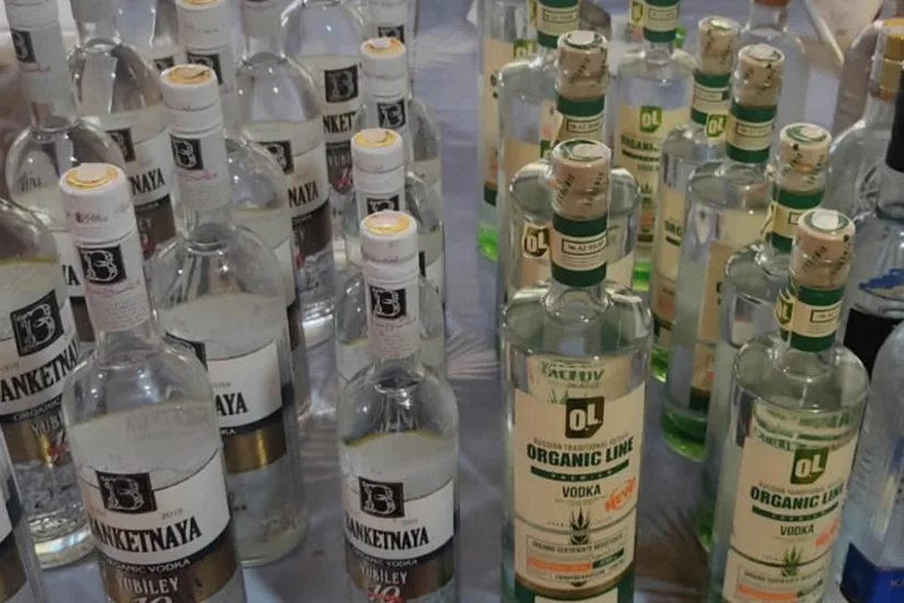 Goranboyda restoranda saxta alkoqollu içkilər aşkarlanıb