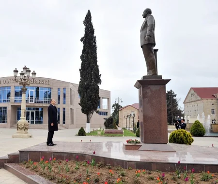 ​Prezident İlham Əliyev Astara rayonunda səfərdədir