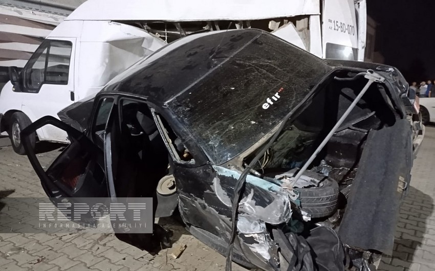 Cəlilabadda yol qəzası olub, xəsarət alanlar var
