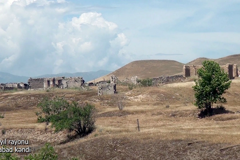 Cəbrayılın Cəfərabad kəndindən videogörüntülər
