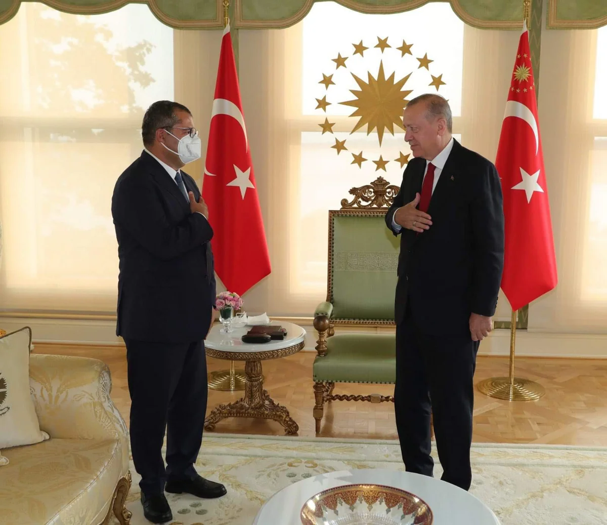 Erdogan receives outgoing Azerbaijani ambassador