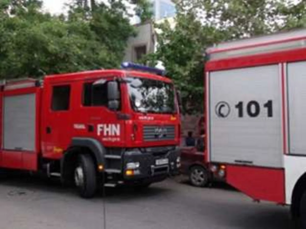 Abşeronda 4 avtomobil yanıb