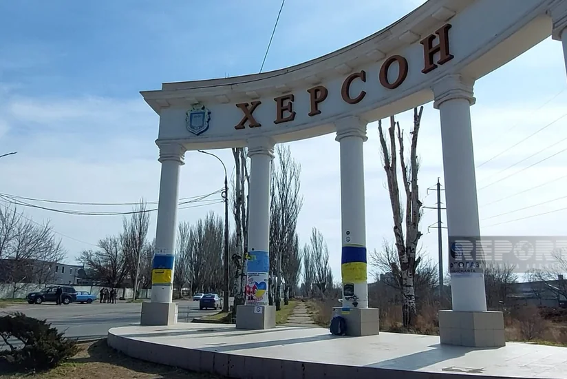 PHOTO REPORTAGE from Kherson front of Ukraine
