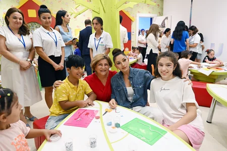 First Vice-President Mehriban Aliyeva attends celebration organized for children by Heydar Aliyev Foundation
