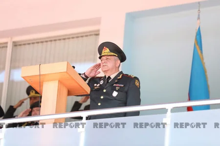 Прошла церемония выпуска учащихся Военного института имени Гейдара Алиева