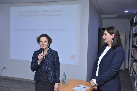 Le Carrefour qəzetinin Frankofoniya həftəsində təqdimatı keçirilib