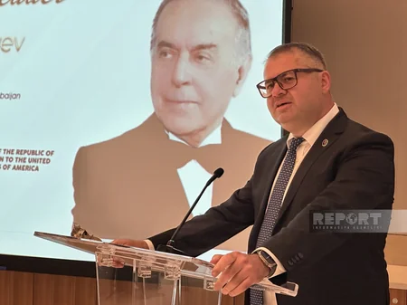 Nyu-Yorkda Heydər Əliyevin 100 illik yubileyinə həsr edilmiş tədbir keçirilib