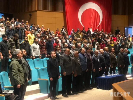 Ardahan Universitetində “Müstəqil Azərbaycan - Heydər Əliyev” mövzusunda konfrans keçirilib - FOTO
