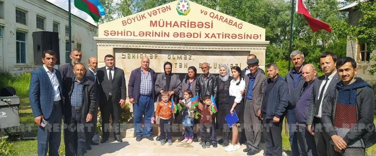 Oğuzda şəhidlərin xatirəsi əbədiləşdirilib